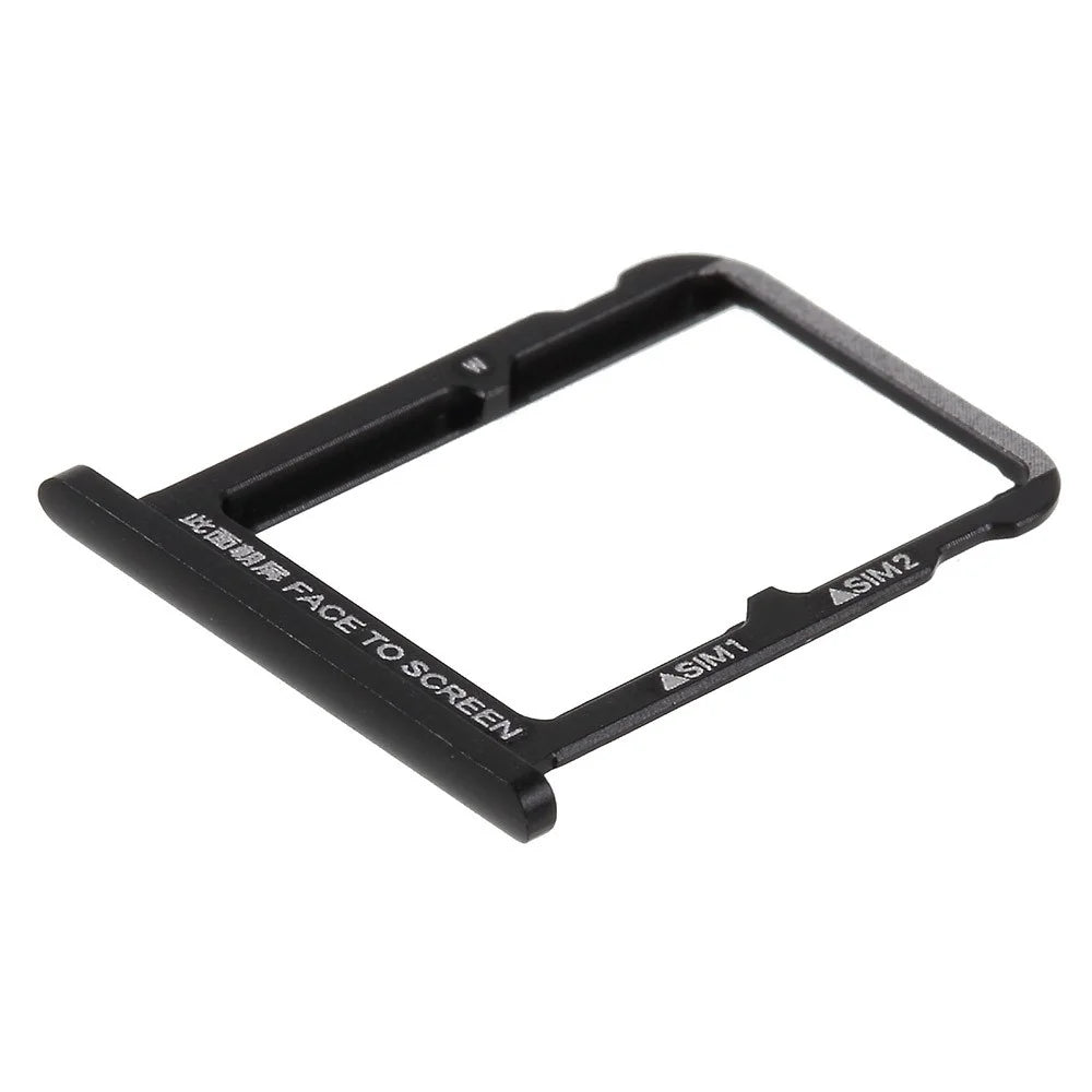 OEM Dual SIM Micro SD Card Tray Holder Part for Xiaomi Mi 6X / Mi A2 - Black - 3