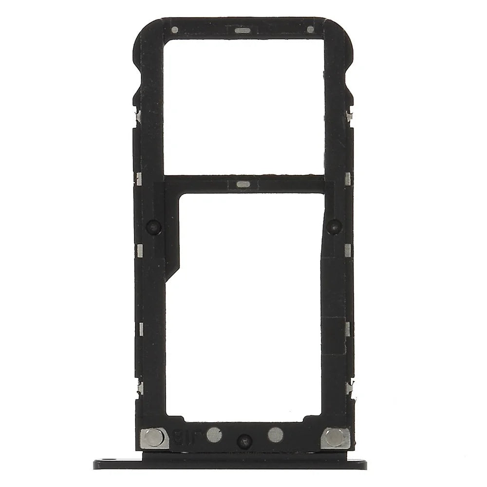 OEM Dual SIM Micro SD Card Tray Holder for Xiaomi Redmi Note 5 / Redmi Note 5 Pro - Black - 1