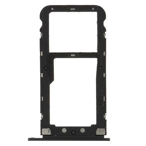OEM Dual SIM Micro SD Card Tray Holder for Xiaomi Redmi Note 5 / Redmi Note 5 Pro - Black - 1