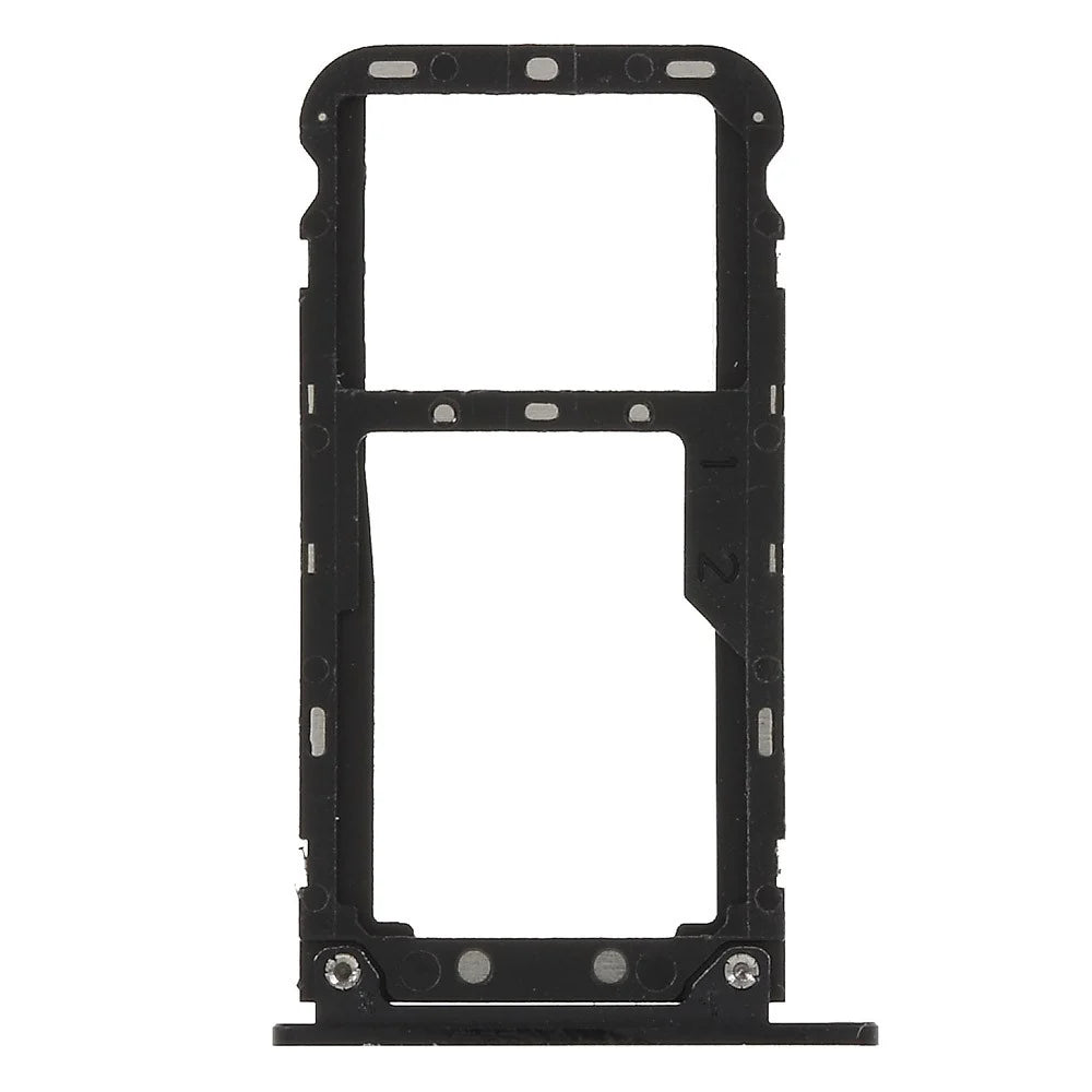 OEM Dual SIM Micro SD Card Tray Holder for Xiaomi Redmi Note 5 / Redmi Note 5 Pro - Black - 2