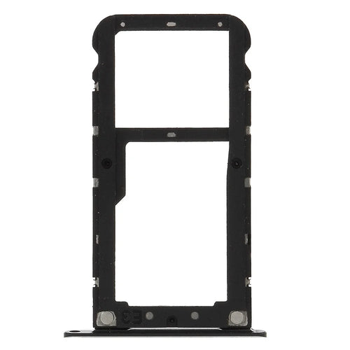 OEM Dual SIM Micro SD Card Tray Holder Part for Xiaomi Redmi 5 Plus (Redmi Note 5) - Black - 1
