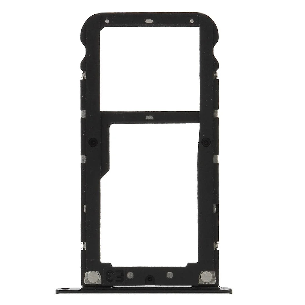 OEM Dual SIM Micro SD Card Tray Holder Part for Xiaomi Redmi 5 Plus (Redmi Note 5) - Black - 1