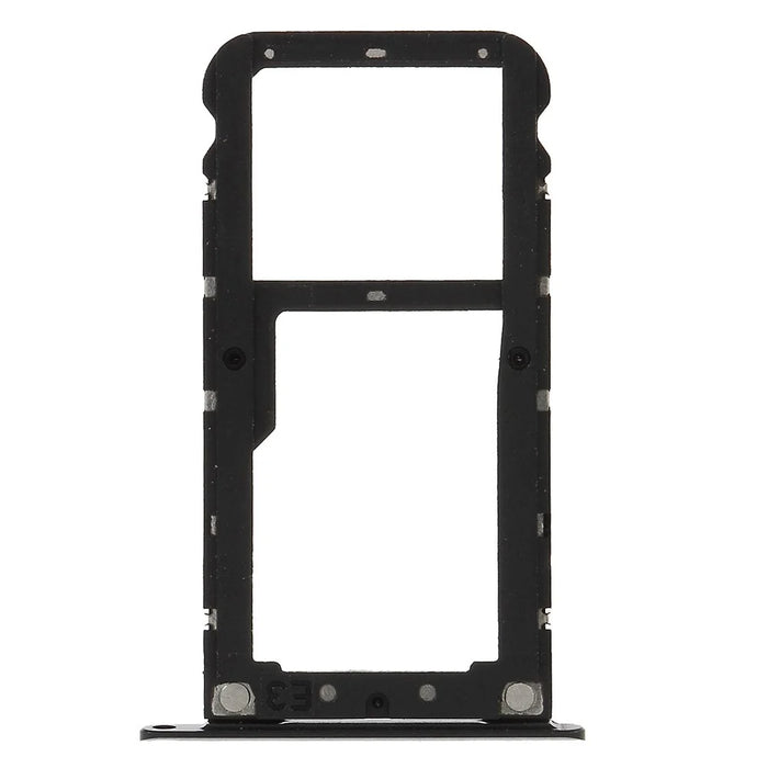 OEM Dual SIM Micro SD Card Tray Holder Part for Xiaomi Redmi 5 Plus (Redmi Note 5) - Black - 1