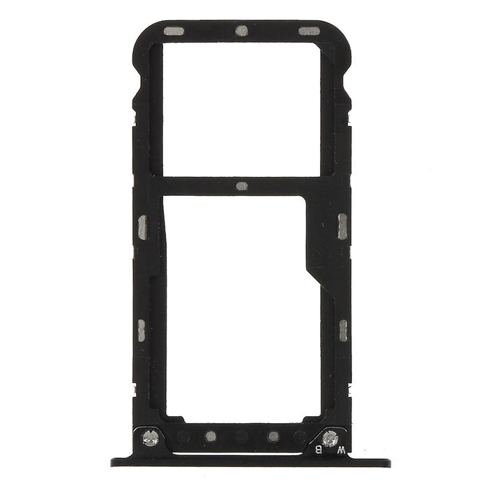 OEM Dual SIM Micro SD Card Tray Holder Part for Xiaomi Redmi 5 Plus (Redmi Note 5) - Black - 2