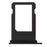 OEM SIM MicroSD Card Tray Holder Part for iPhone 8 Plus 5.5 inch - Black - 1