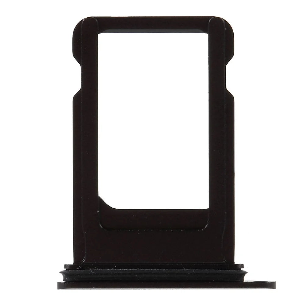 OEM SIM MicroSD Card Tray Slot Part for iPhone 8 4.7 inch - Black - 4