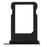 OEM SIM Card Tray Holder Part for iPhone X - Black - 1
