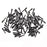 100PCS/Pack OEM Dock Connector Screws for iPhone X - Black - 1