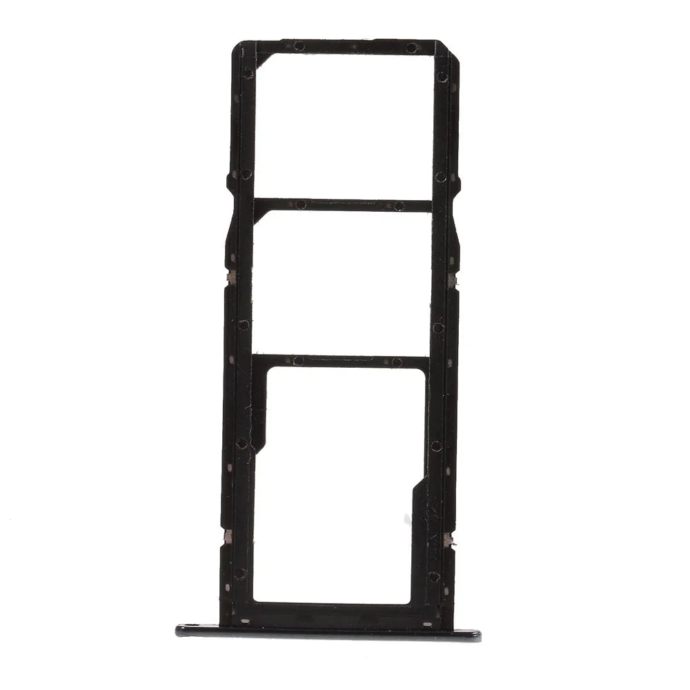 OEM Dual SIM Card + Micro SD Card Tray Holders Part for Huawei Y6 (2018) / Enjoy 8e - Black - 4