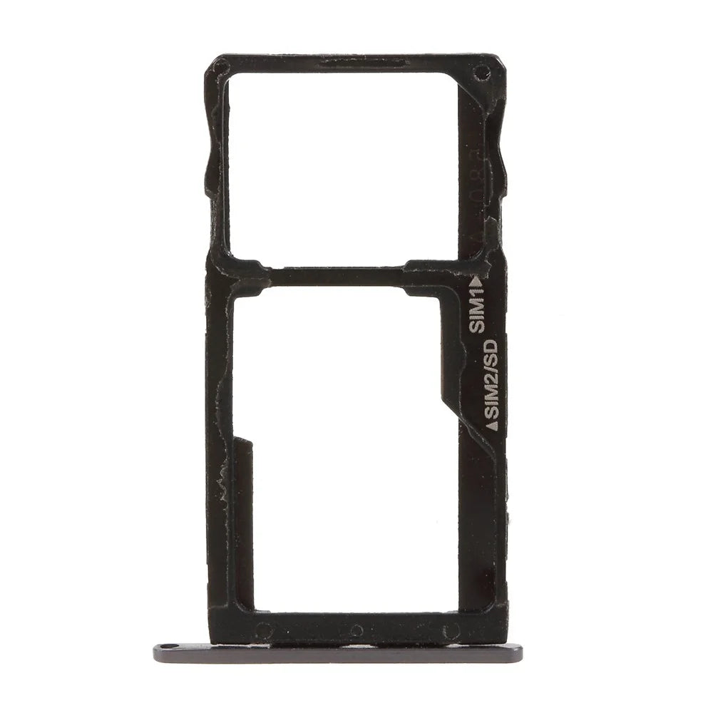 OEM SIM + Micro SD Card Tray Holder Replacement for Motorola Moto G5S - Grey - 4