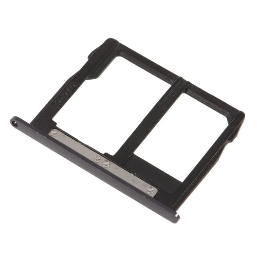 OEM SIM + Micro SD Card Tray Holder Part for Motorola Moto G5S Plus - Grey - 1