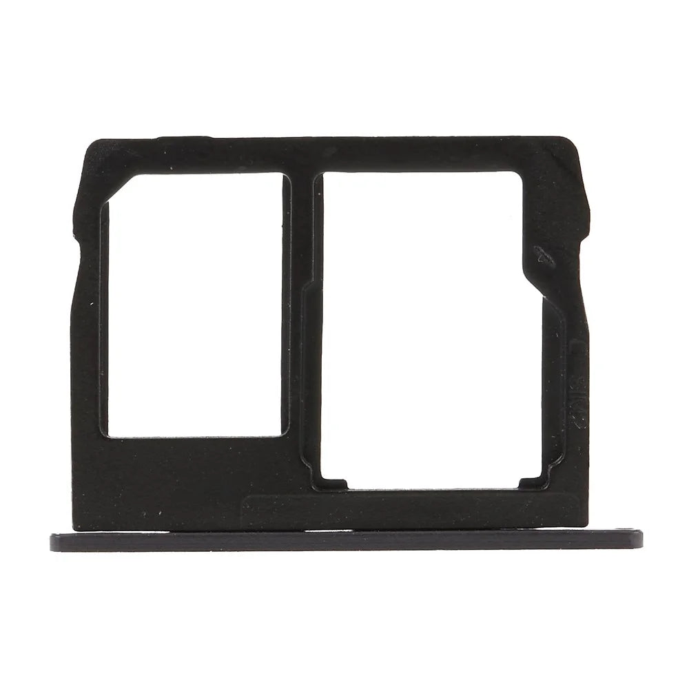 OEM SIM + Micro SD Card Tray Holder Part for Motorola Moto G5S Plus - Grey - 3