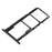 OEM Dual SIM Card + Micro SD Card Tray Holders Replacement for Huawei Y5 (2018) - Black - 1