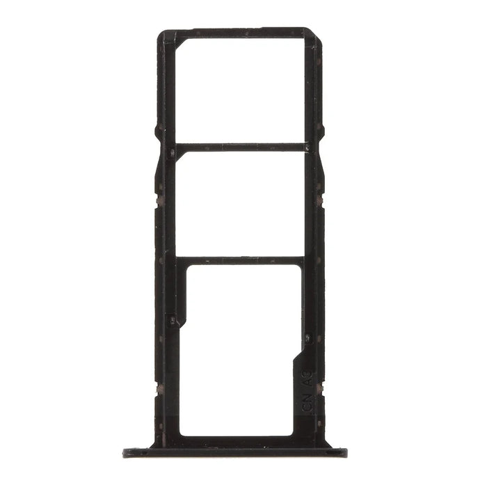 OEM Dual SIM Card + Micro SD Card Tray Holders Replacement for Huawei Y5 (2018) - Black - 3
