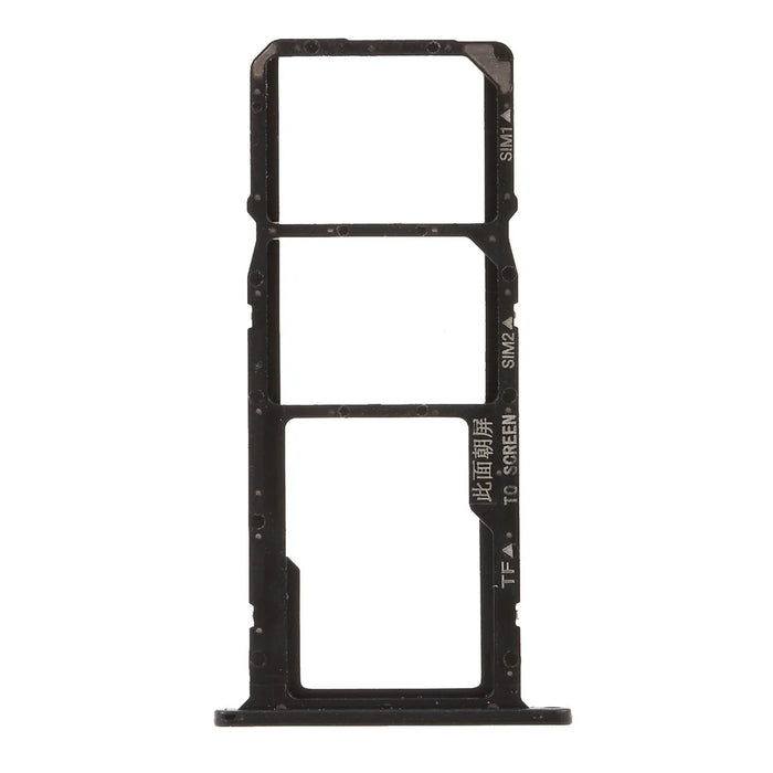 OEM Dual SIM Card + Micro SD Card Tray Holders Replacement for Huawei Y5 (2018) - Black - 4