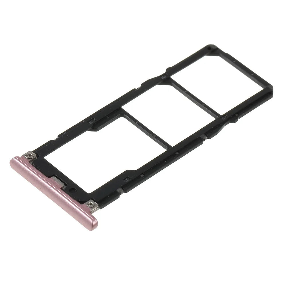 OEM Dual SIM Card + Micro SD Card Tray Holder Replacement for Xiaomi Redmi S2/Y2 - Rose Gold - 2