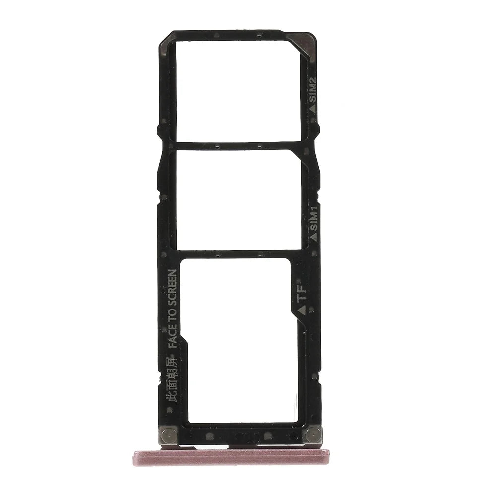 OEM Dual SIM Card + Micro SD Card Tray Holder Replacement for Xiaomi Redmi S2/Y2 - Rose Gold - 4