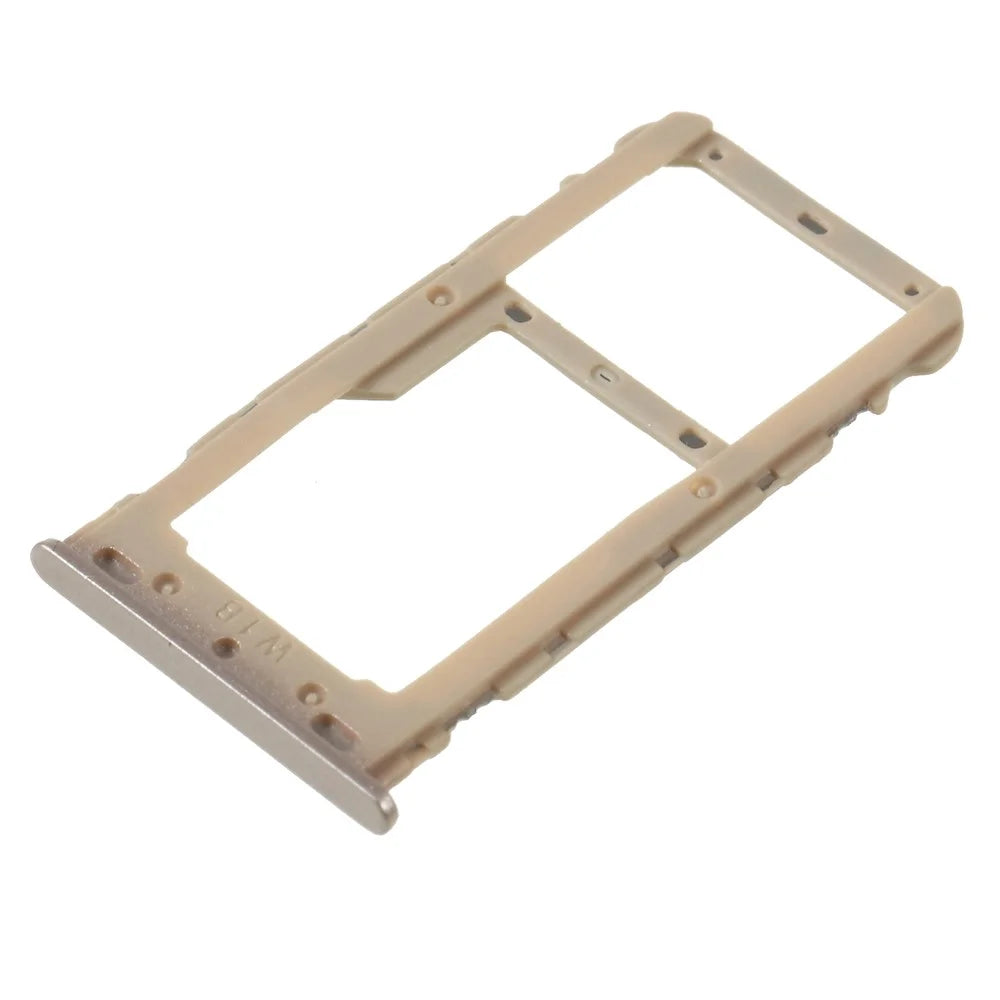 OEM Dual SIM Micro SD Card Tray Holder Part for Xiaomi Redmi 5 - Gold - 1