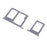 2PCS OEM Dual SIM MicroSD Card Tray Holder Repair Part for Samsung Galaxy A6 (2018) - Grey - 5