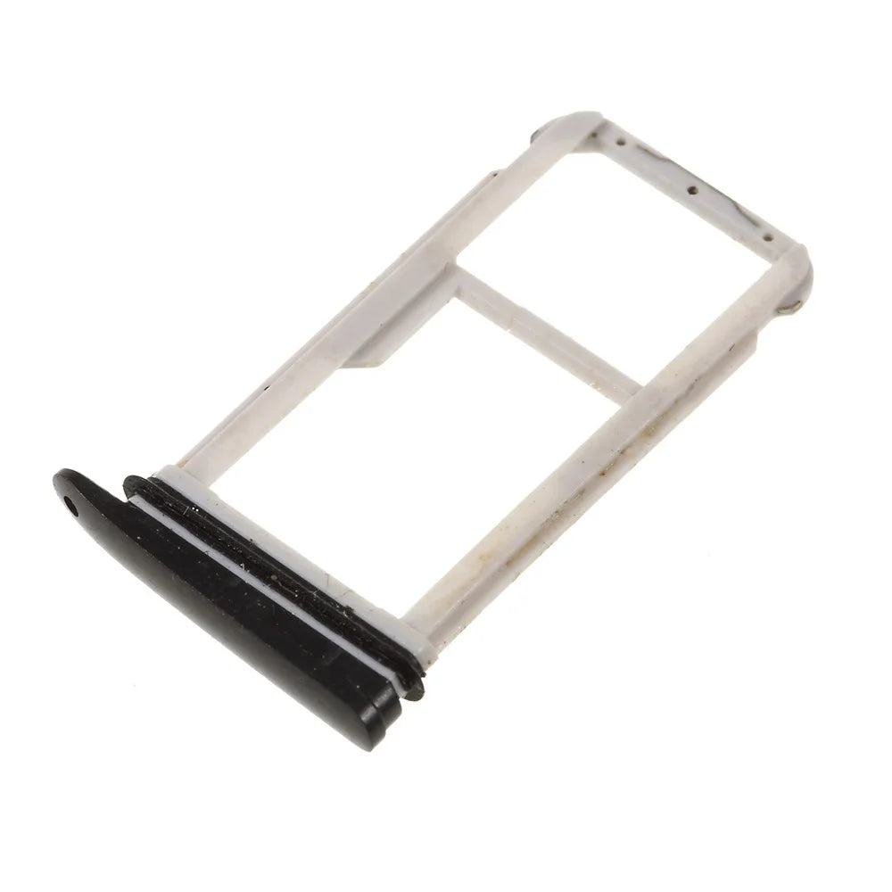 OEM SIM1 + SIM2/Micro SD Card Tray Holders Part for Motorola Moto X4/Moto X (4th gen.) - Black - 2