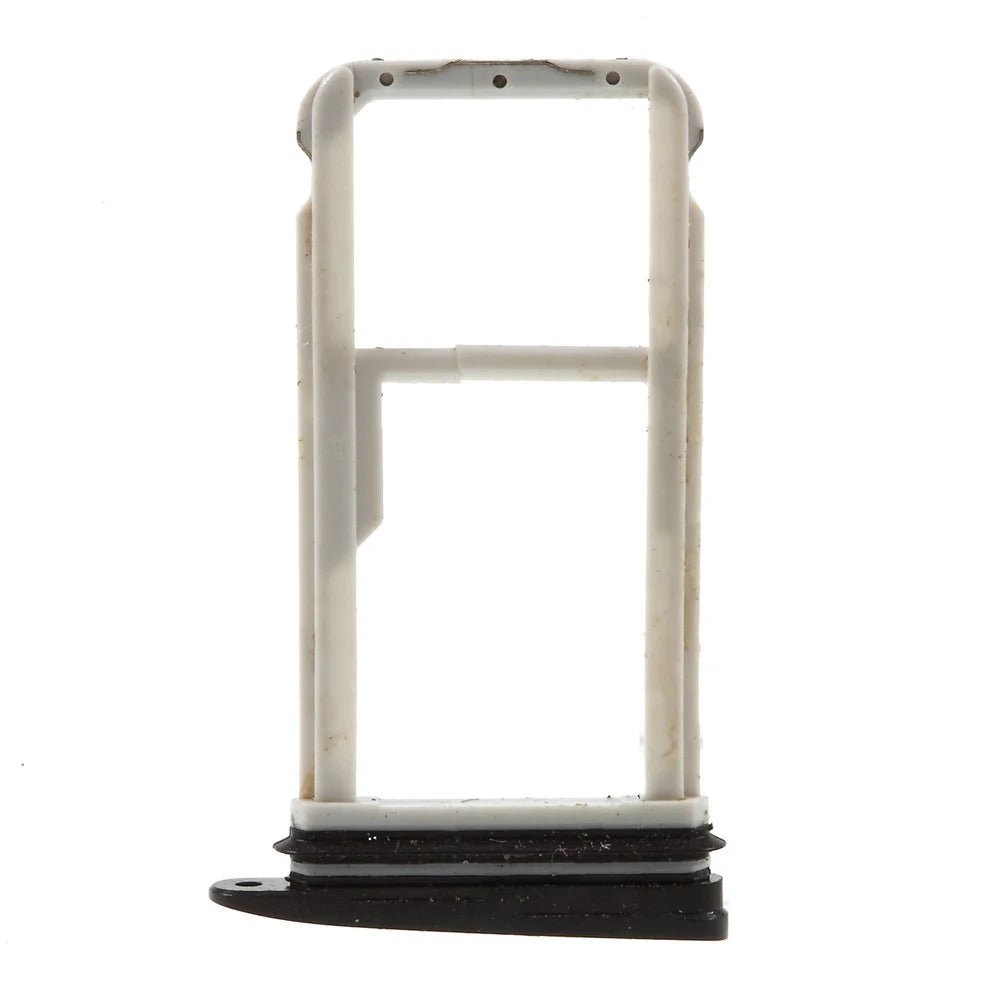OEM SIM1 + SIM2/Micro SD Card Tray Holders Part for Motorola Moto X4/Moto X (4th gen.) - Black - 3