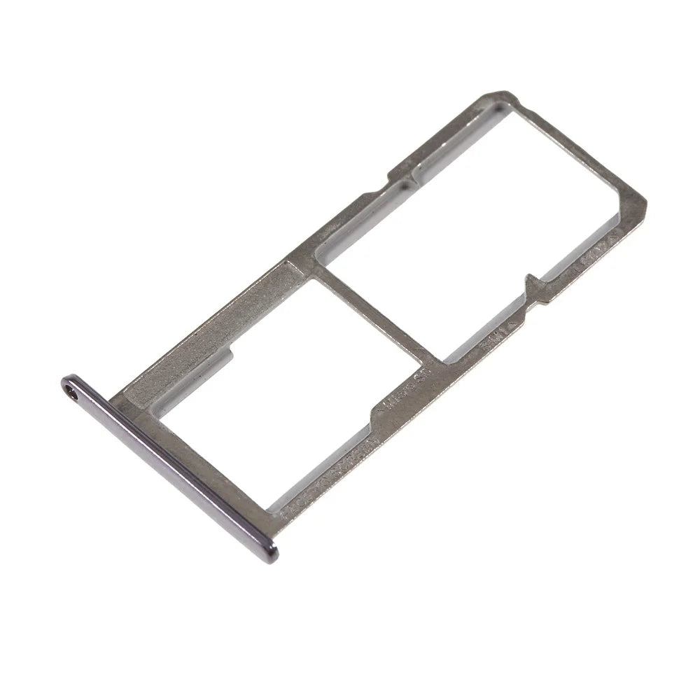 OEM SIM1 + SIM2/Micro SD Card Tray Holders Part for Motorola Moto E5 Plus - Silver - 2