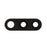 For Nokia X6 / 6.1 Plus OEM Back Camera Glass Lens Cover with Adhesive Sticker - Black - 1