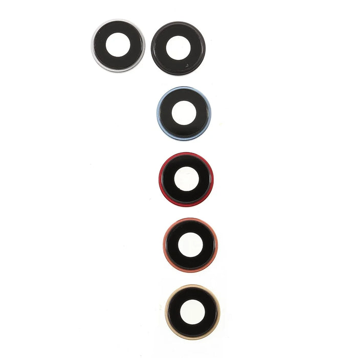 OEM Back Camera Lens Ring Cover with Glass Lens for iPhone XR 6.1 inch - Red - 4