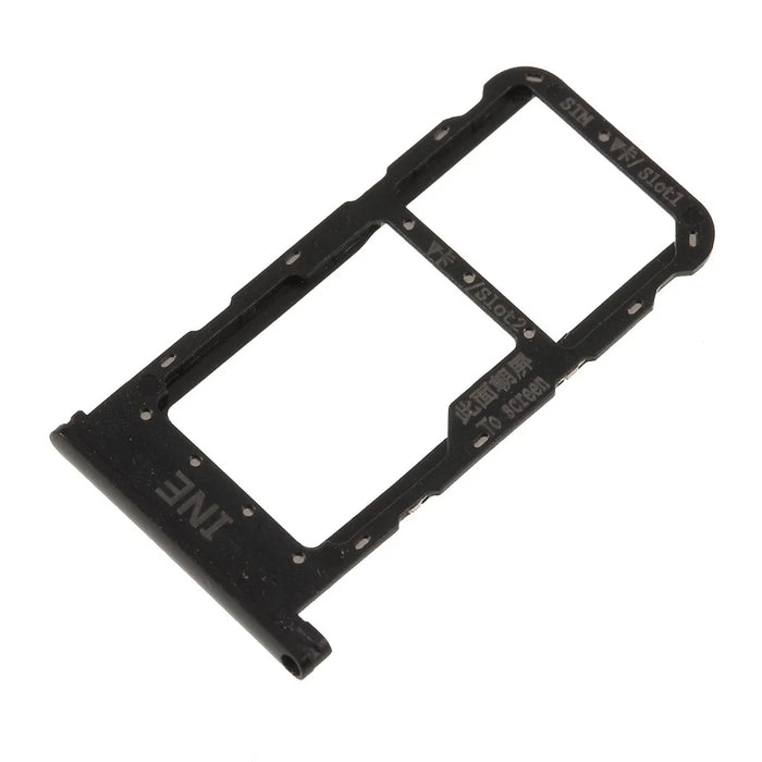 OEM Dual SIM Card Tray Slot Replacement for Huawei P Smart+ / nova 3i - Black - 1