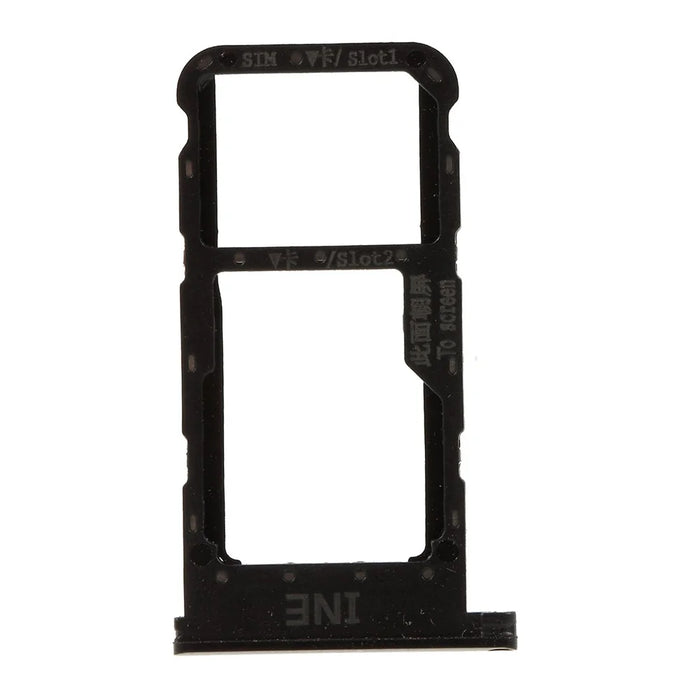 OEM Dual SIM Card Tray Slot Replacement for Huawei P Smart+ / nova 3i - Black - 4