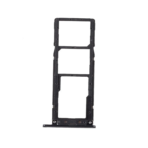 OEM Dual SIM Card + Micro SD Card Tray Holder Replacement for Asus ZenFone 4 Max (ZC554KL) - Black - 1