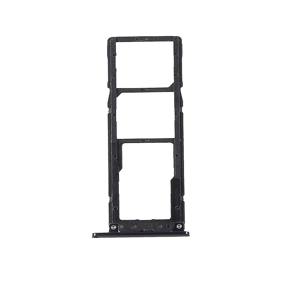 OEM Dual SIM Card + Micro SD Card Tray Holder Replacement for Asus Zenfone 4 Max ZC520KL - Black - 1
