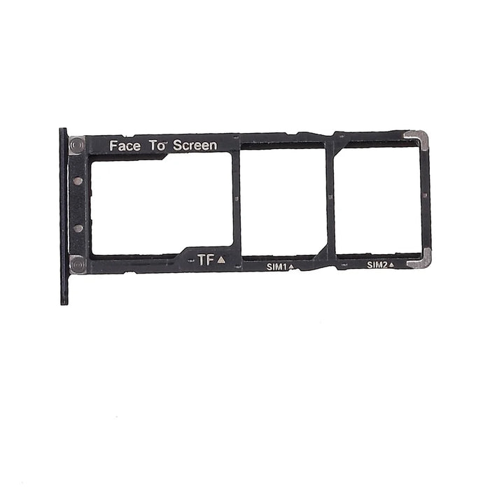 OEM Dual SIM Card + Micro SD Card Tray Holder Replacement for Asus Zenfone 4 Max ZC520KL - Black - 4