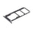 OEM Dual SIM Card + Micro SD Card Tray Holder Replacement for Asus Zenfone 4 Max ZC520KL - Black - 5