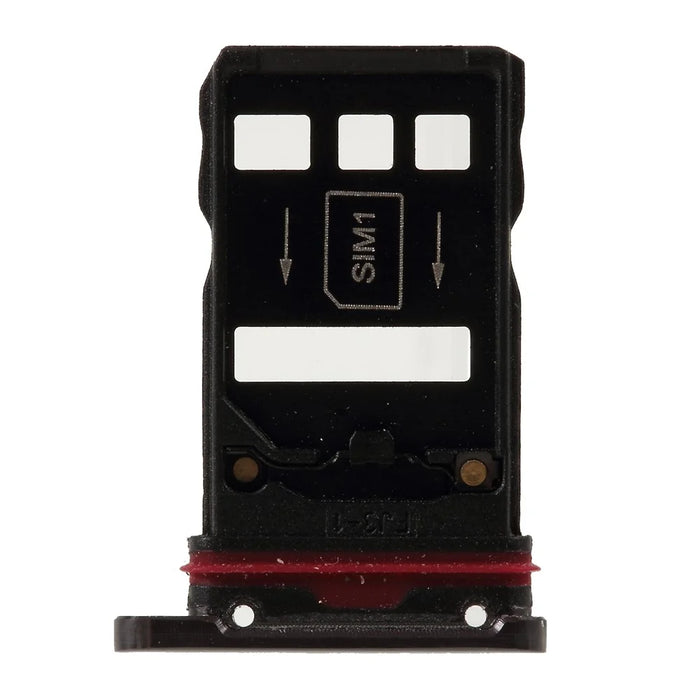OEM SIM & NM Card Tray Holder Replace Part for Huawei Mate 20 Pro - Grey - 3