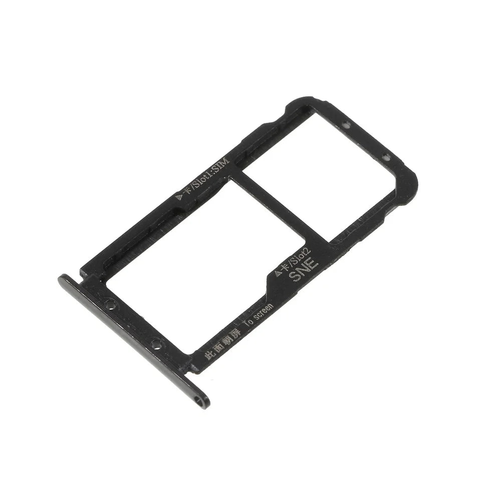 OEM Dual SIM Micro SD Card Tray Holder Replacement for Huawei Mate 20 Lite - Black - 1