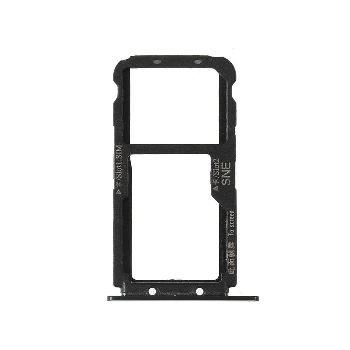 OEM Dual SIM Micro SD Card Tray Holder Replacement for Huawei Mate 20 Lite - Black - 3