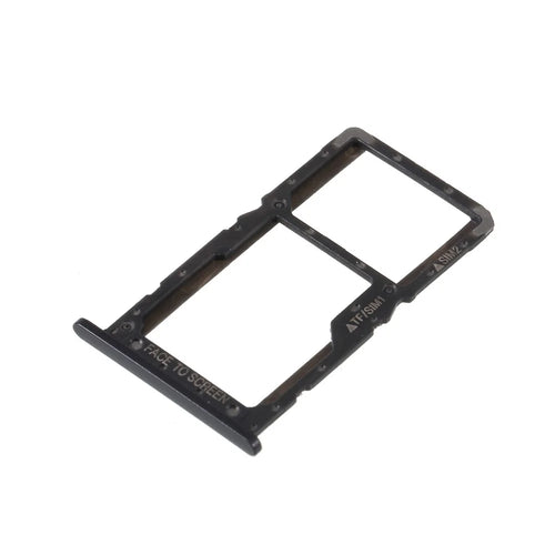 OEM Dual SIM Micro SD Card Tray Holder Replacement for Xiaomi Pocophone F1 / Poco F1 - Black - 1