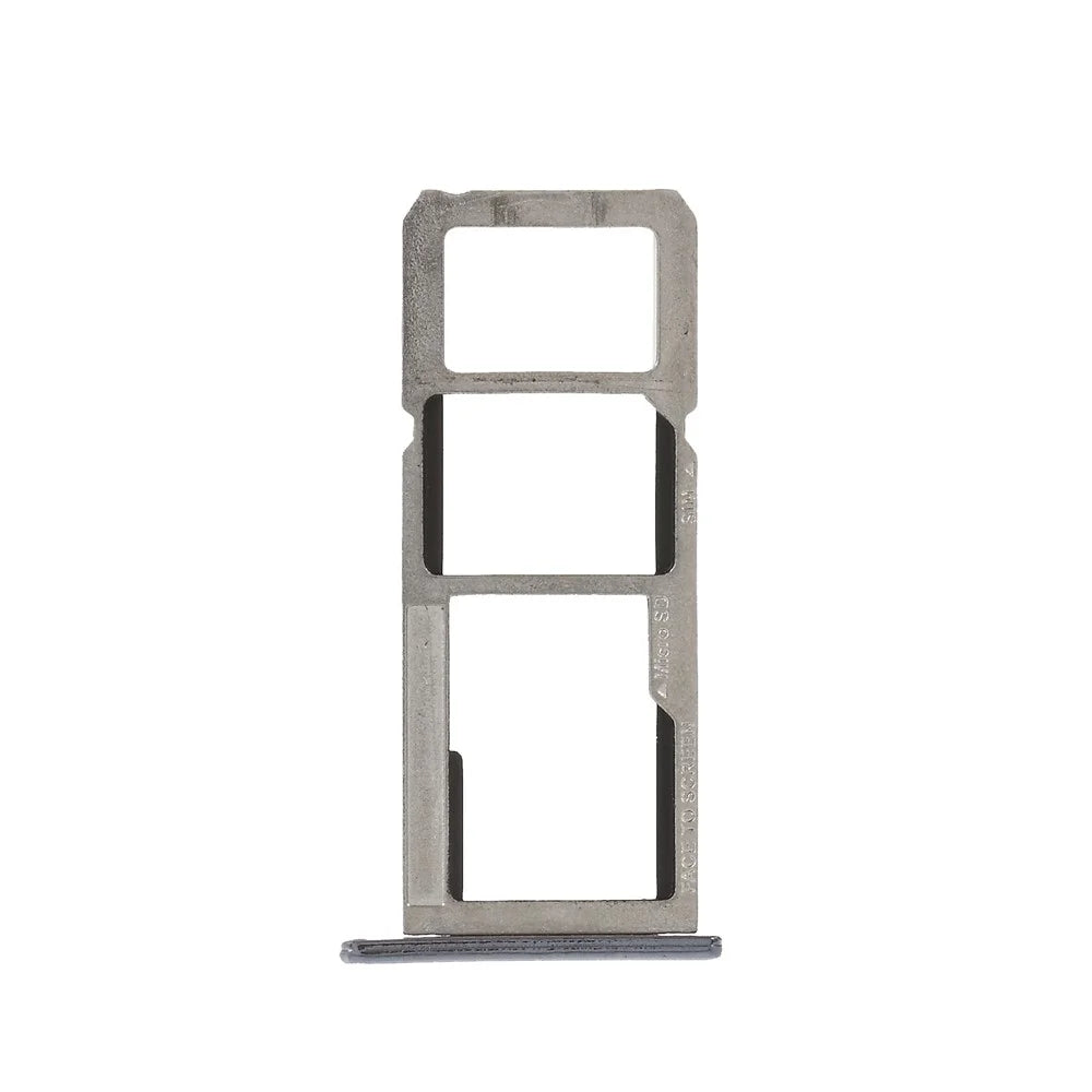 OEM Dual SIM Micro SD Card Tray Slot Replacement Part for Motorola Moto E5 Plus - Grey - 3