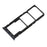 OEM for Samsung Galaxy A7 (2018) A750 Dual SIM + SD Card Tray Holder Part - Black - 1