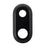 For iPhone 8 Plus 5.5 inch Rear Camera Lens Ring Cover with Glass Lens - Black - 1