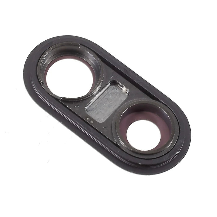 For iPhone 8 Plus 5.5 inch Rear Camera Lens Ring Cover with Glass Lens - Black - 4