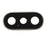 For iPhone XS / XS Max Back Camera Lens Ring Cover with Glass Lens - Silver - 2