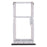 OEM Dual SIM Card Tray Holder Part Replacement for Xiaomi Redmi Note 6 Pro - Black - 1