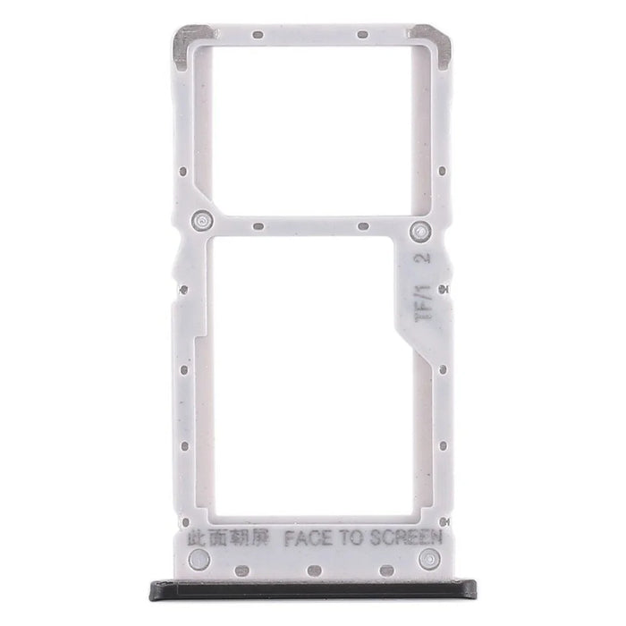 OEM Dual SIM Card Tray Holder Part Replacement for Xiaomi Redmi Note 6 Pro - Black - 1