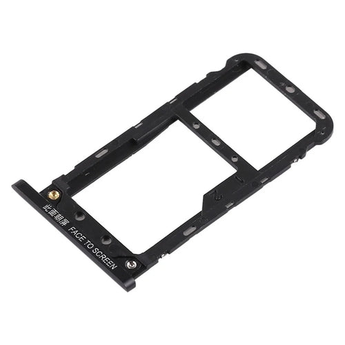 OEM Dual SIM Card Tray Holder Replace Part for Xiaomi Mi Max 3 - Black - 1