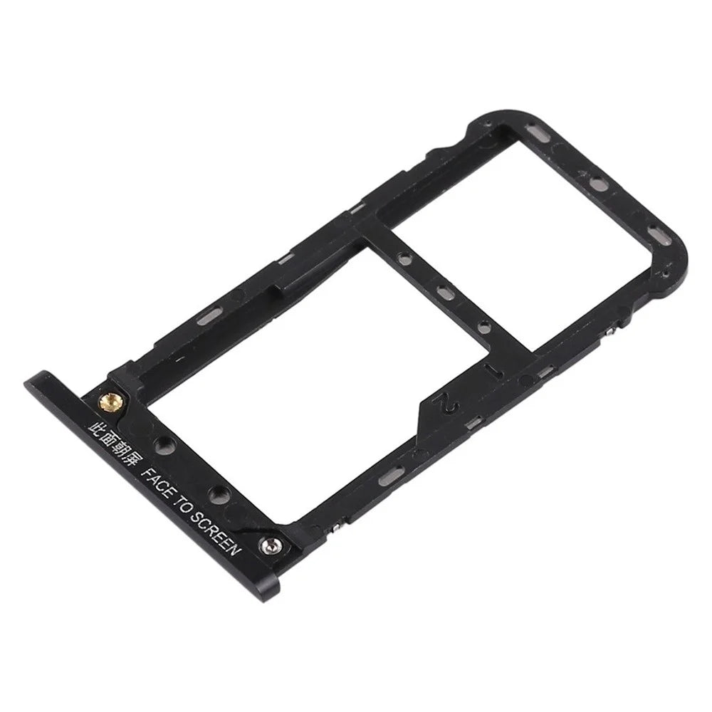 OEM Dual SIM Card Tray Holder Replace Part for Xiaomi Mi Max 3 - Black - 1