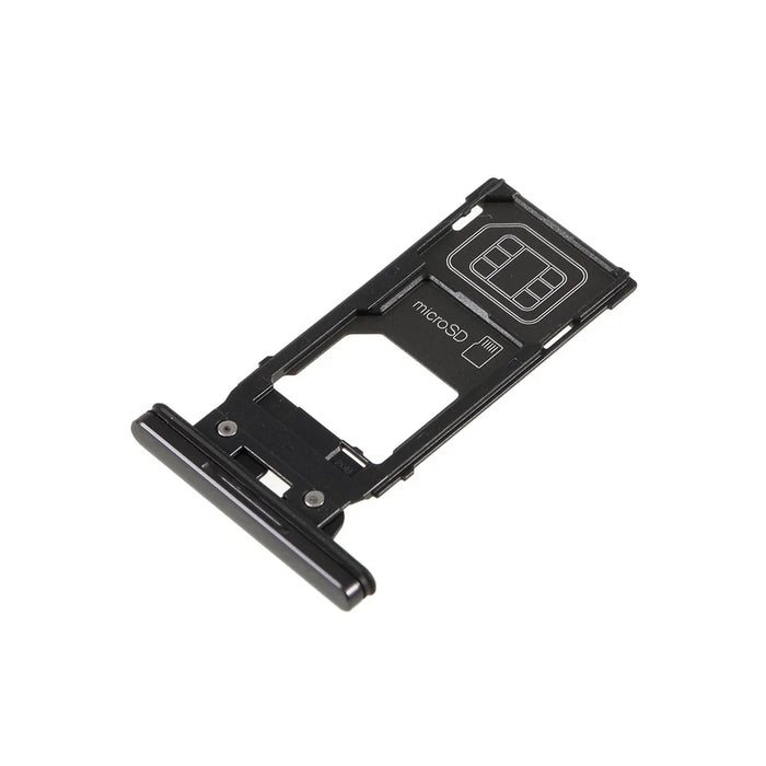 OEM SIM Card Tray Holder Repair Part for Sony Xperia XZ2 Premium - Black - 1