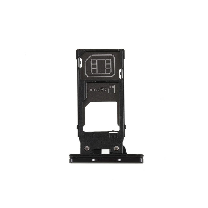 OEM SIM Card Tray Holder Repair Part for Sony Xperia XZ2 Premium - Black - 2