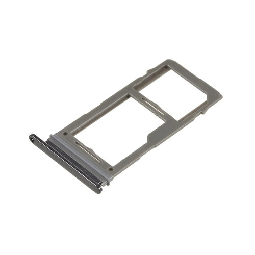 OEM SIM MicroSD Card Tray Holder for Samsung Galaxy S10 G973 / S10 Plus G975 - Black - 1